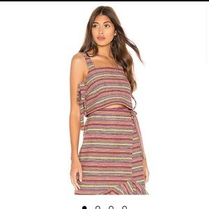 NWT Tularose revolve multicolor tank top